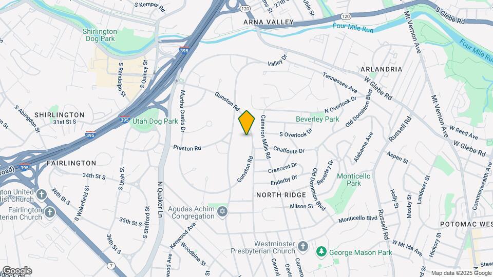 3450 Gunston Rd Map and Location Details