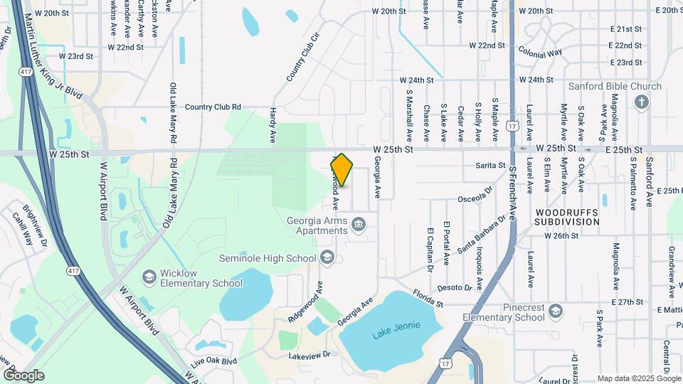 2531 Ridgewood Ave Map and Location Details