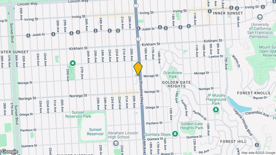 1699 19th Ave Map and Location Details
