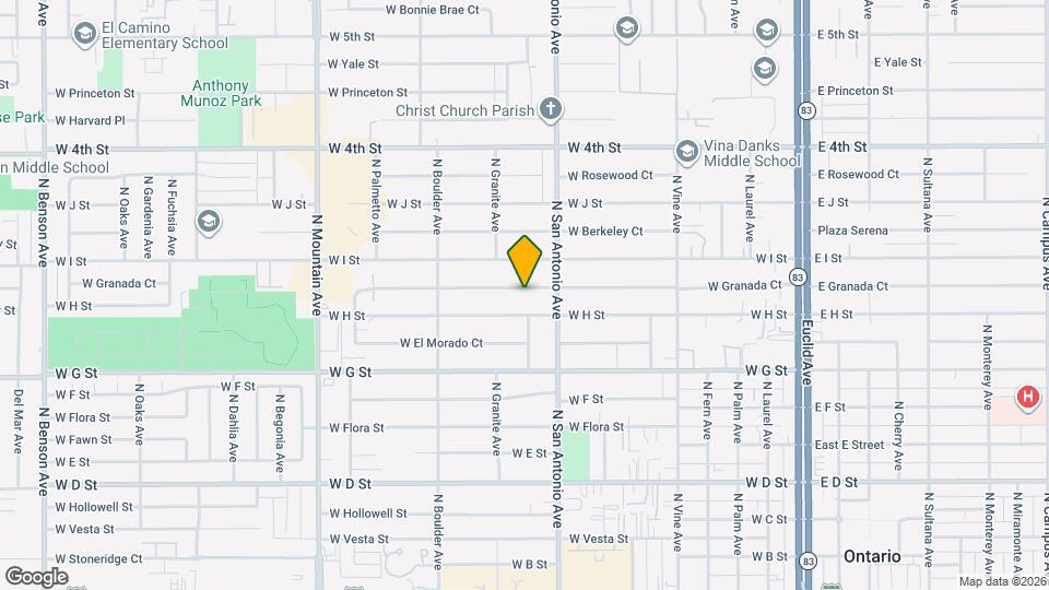 739 W Granada Ct Map and Location Details