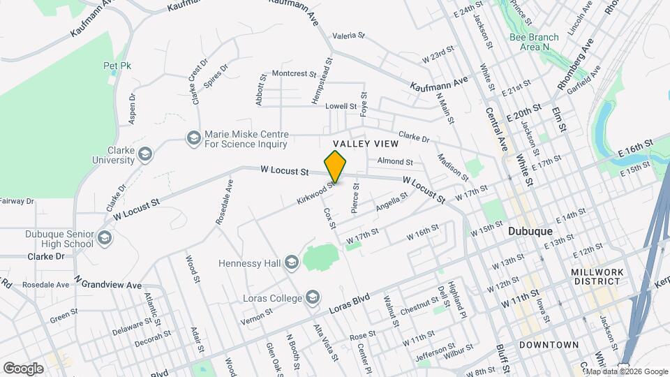 750 Kirkwood St Map and Location Details