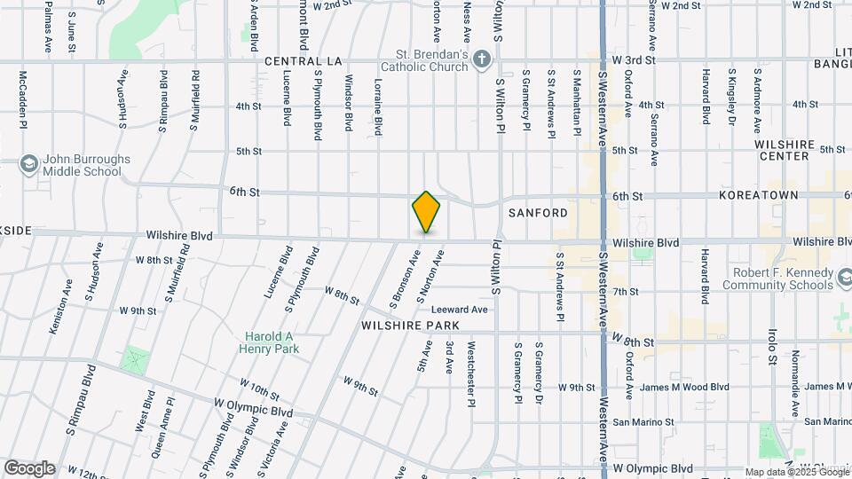 4125 Wilshire Blvd Map and Location Details