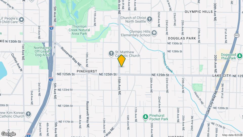 12520 15th Ave NE Map and Location Details