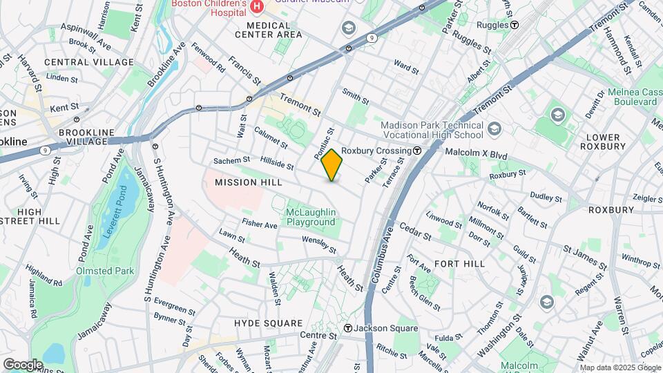 38 Hillside St, Unit 2 Map and Location Details