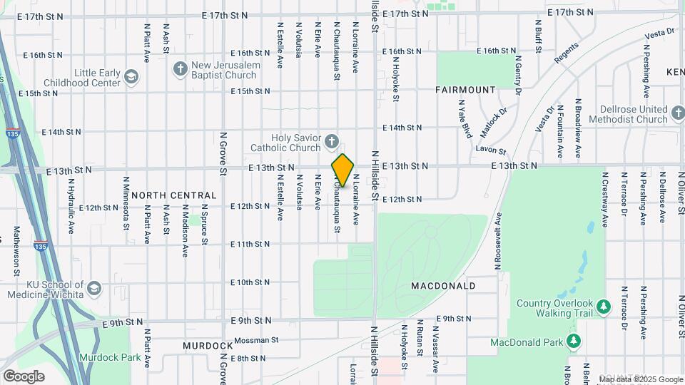1318 N Chautauqua St Mapa y Detalles de la Ubicación