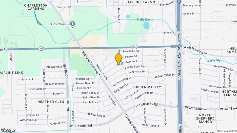 1215 Mosher Ln Map and Location Details