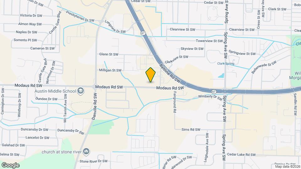 1416 Modaus Rd SW Map and Location Details