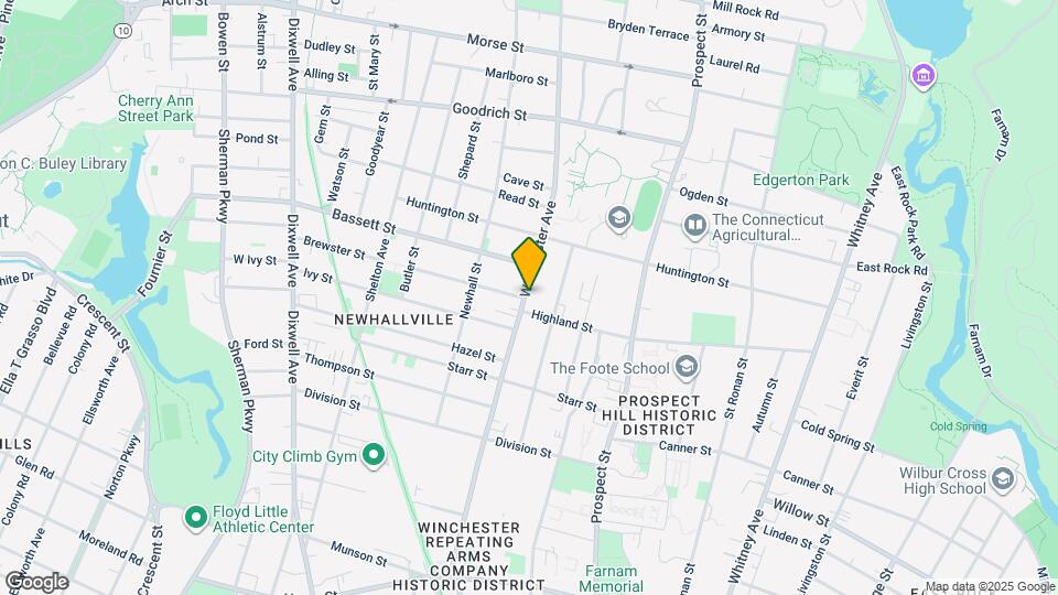 687 Winchester Ave Map and Location Details