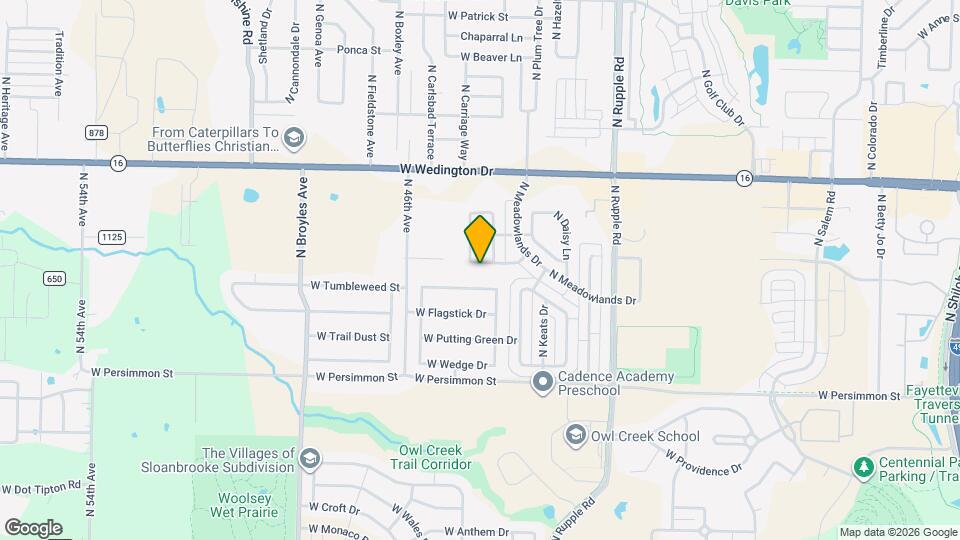 4387 W Bell Flower Dr Map and Location Details