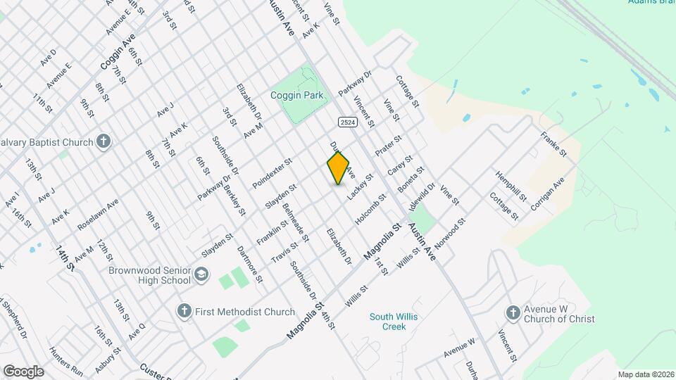 2502 1st St Map and Location Details