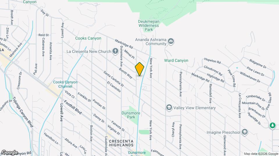 3443 Burritt Way Map and Location Details