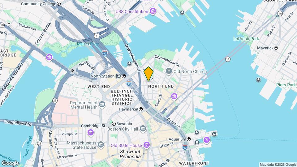 159 Endicott St Mapa y Detalles de la Ubicación