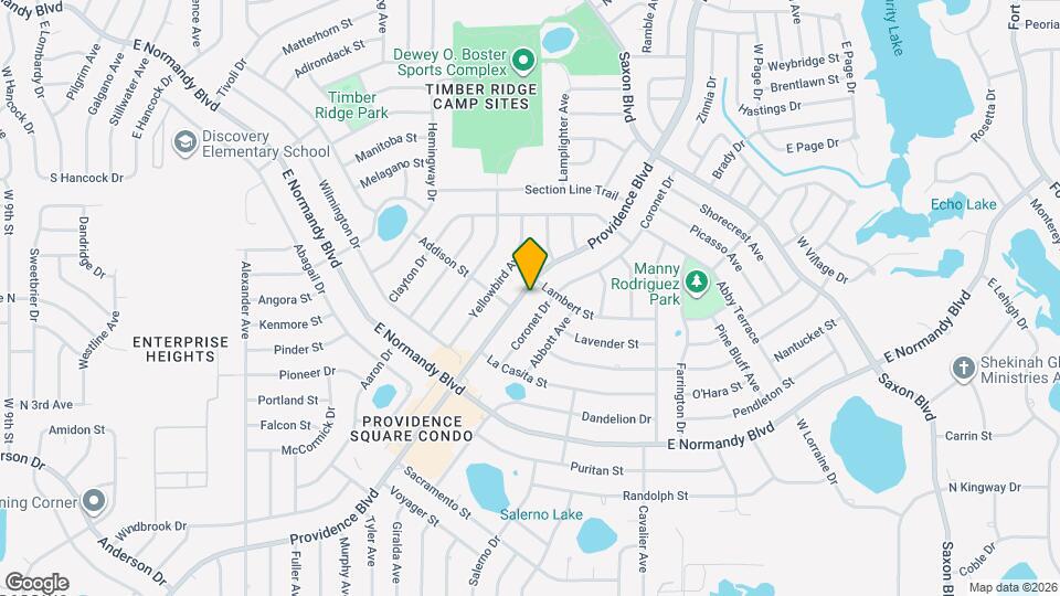 1383 Providence Blvd Map and Location Details
