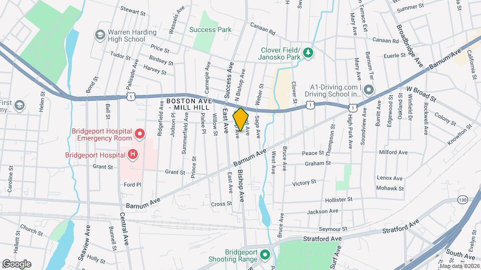 624 Bishop Ave Map and Location Details