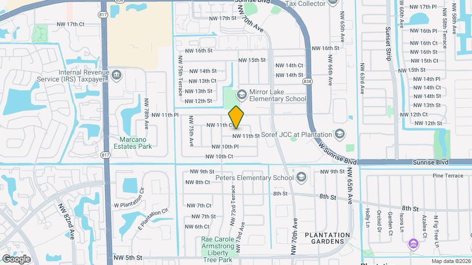 7221 NW 11th St Map and Location Details