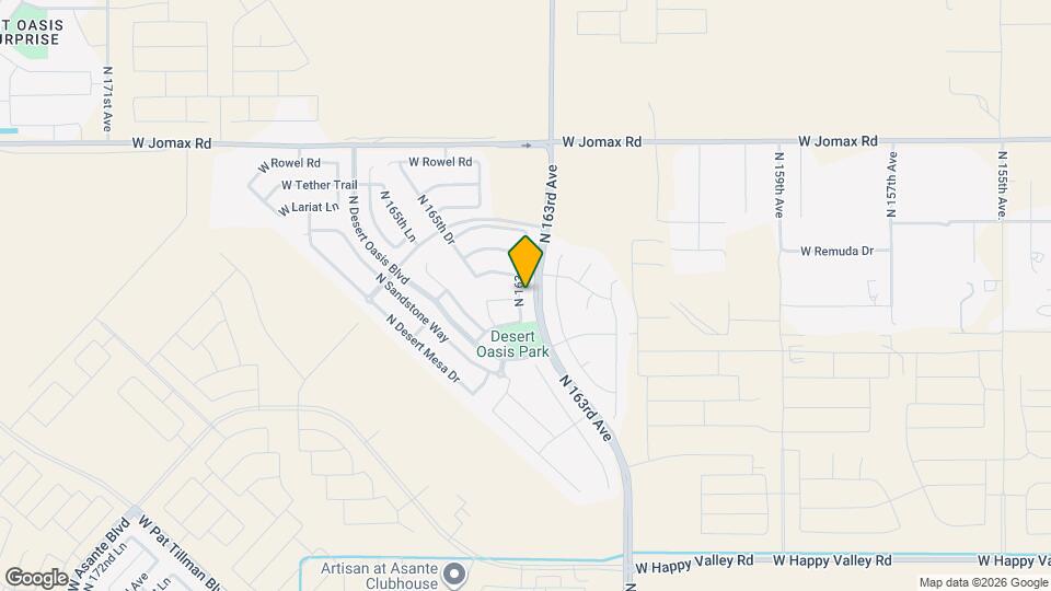 25847 N 163rd Dr Map and Location Details