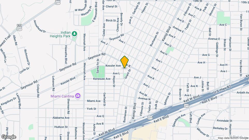 2115 Tilden St Map and Location Details