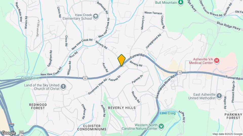 931 Tunnel Rd Map and Location Details