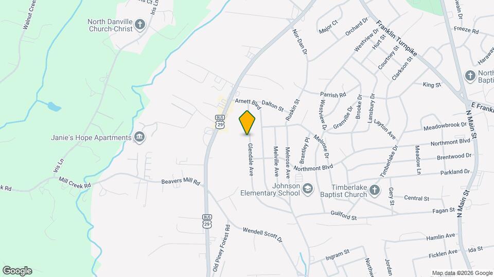 835 Glendale Ave Map and Location Details