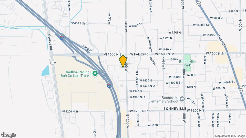 1501 N 1200 W Map and Location Details