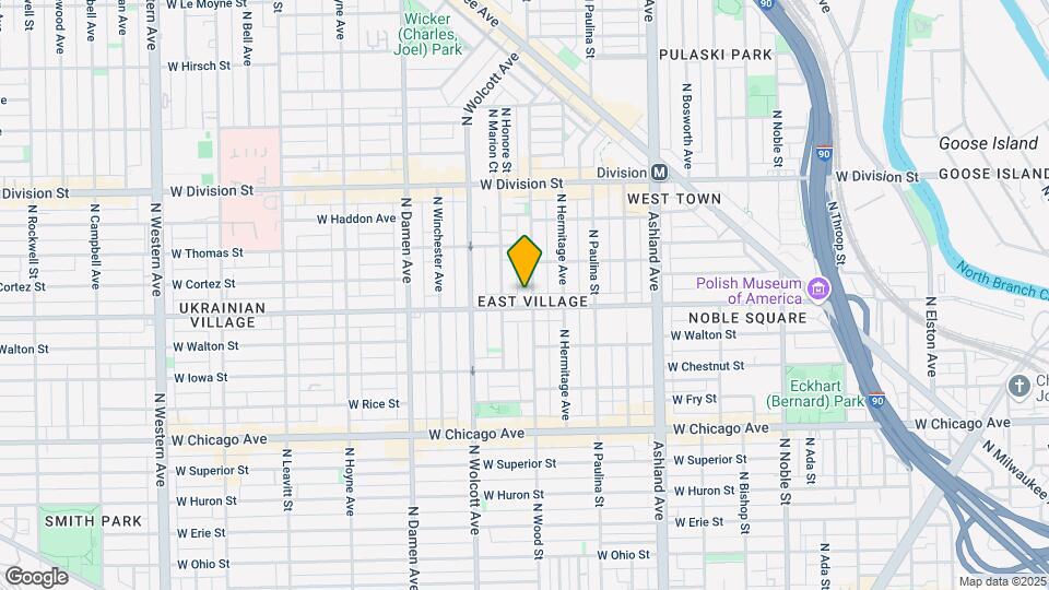 1010 N Wood St Mapa y Detalles de la Ubicación
