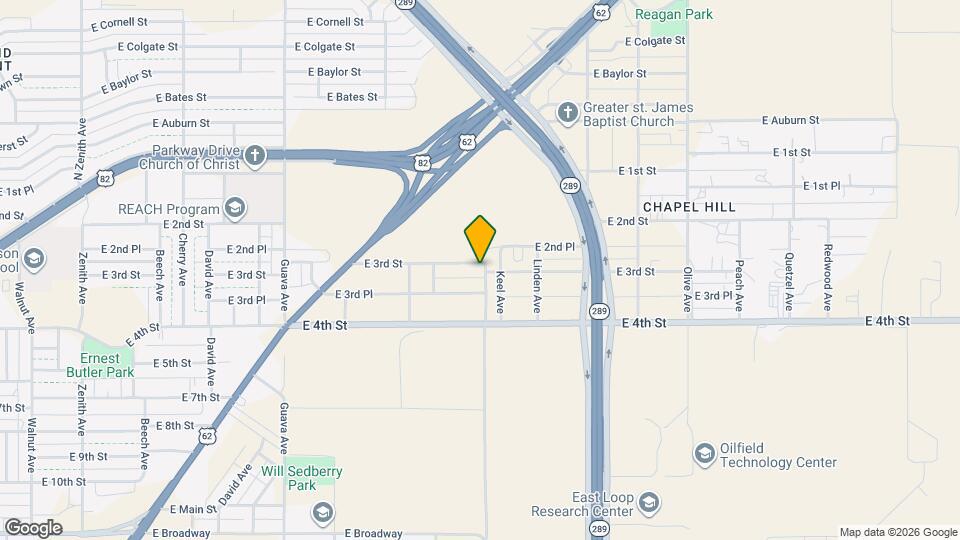 3622 E 3rd St Map and Location Details