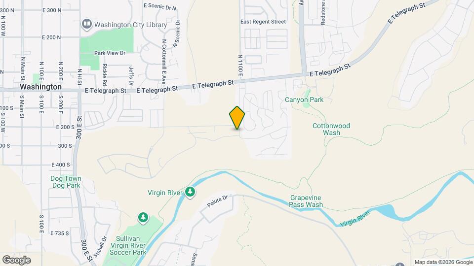 1089 E Coyote Crest Dr Map and Location Details