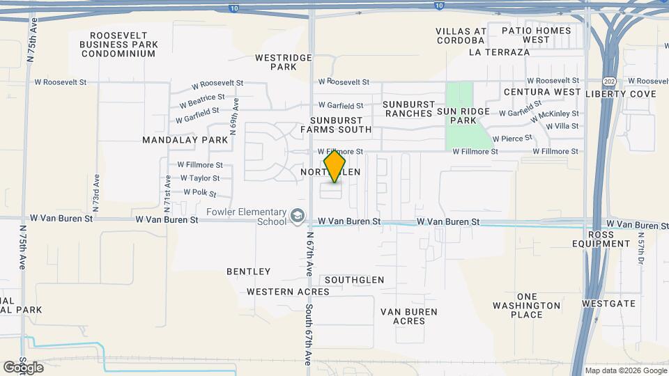 6614 West Polk St Map and Location Details