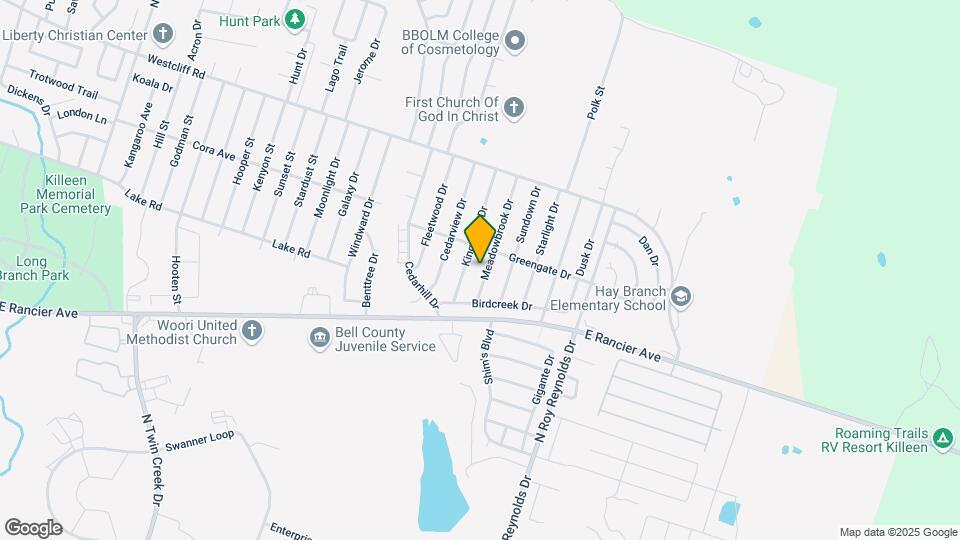1819 Meadowbrook Dr Map and Location Details