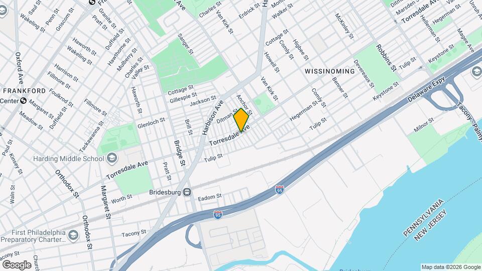 5447 Torresdale Ave Map and Location Details