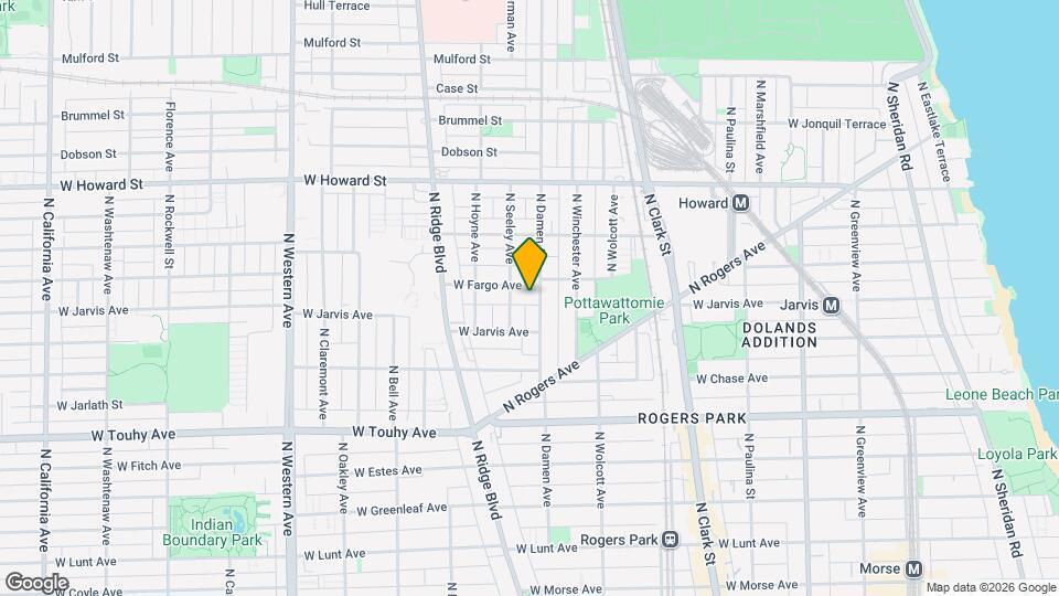 2011 W Fargo Ave, Unit Apt 3 Map and Location Details