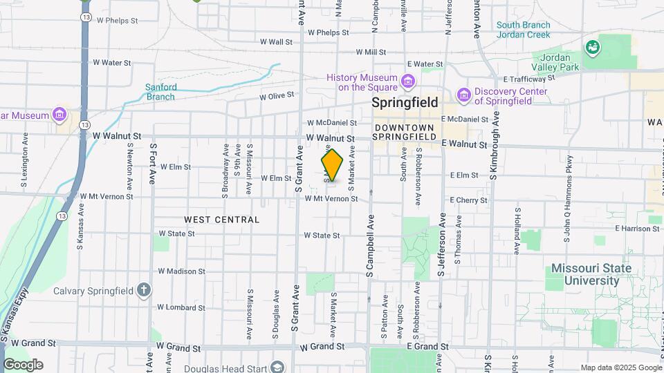 512 S Main Ave Map and Location Details