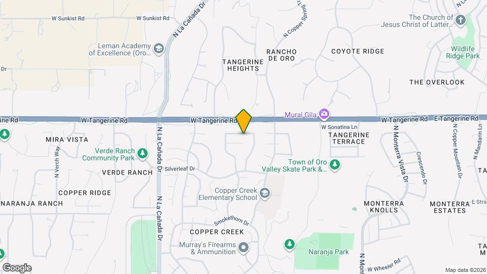 1061 W Antelope Creek Way Map and Location Details