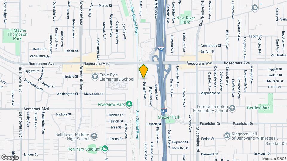 14419 Domart Ave Map and Location Details