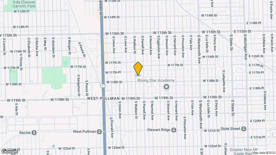 11745 S Wallace St Map and Location Details