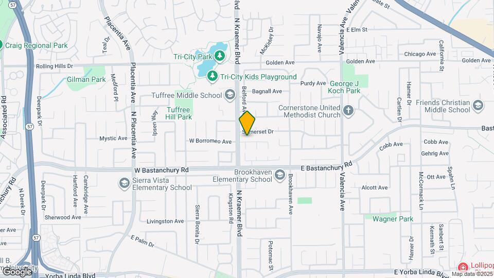 213 E Borromeo Ave Map and Location Details