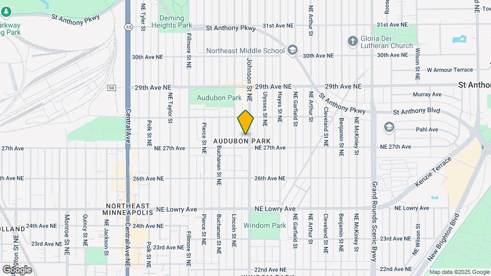 2714 Johnson St NE, Unit 2 Map and Location Details