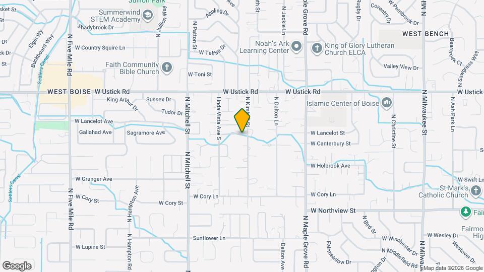 9445 W Woodland Ln Map and Location Details