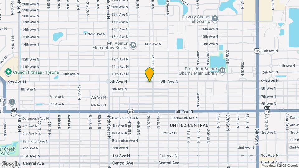 4514 9th Ave N Map and Location Details