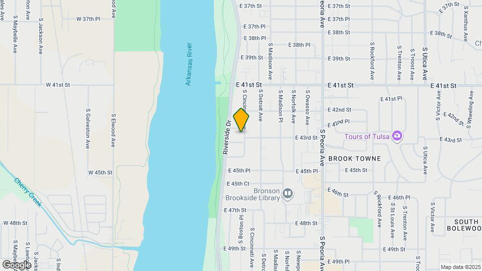 4248 S Cincinnati Ave Map and Location Details