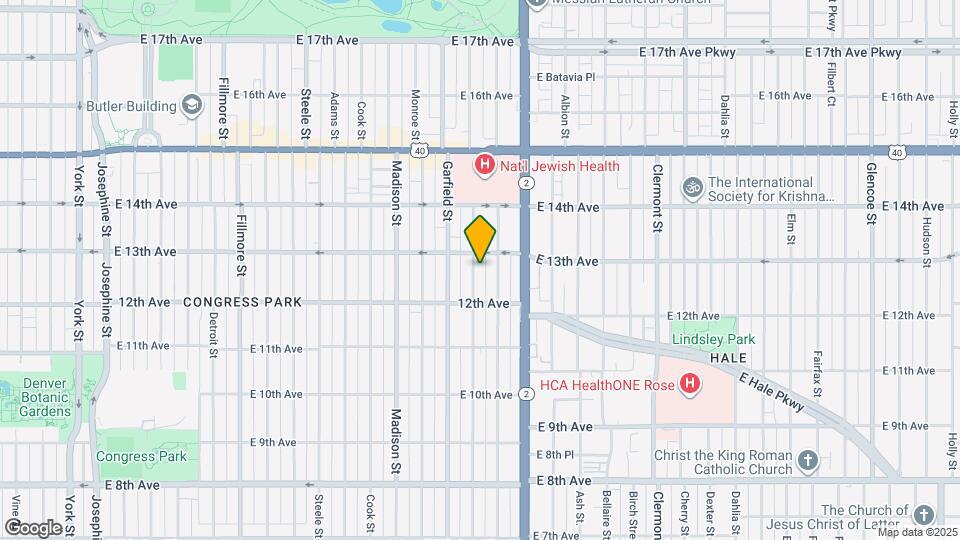 1246 Jackson St Map and Location Details