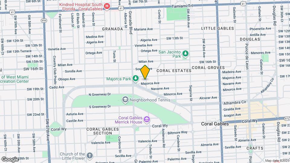 901 Majorca Ave Map and Location Details