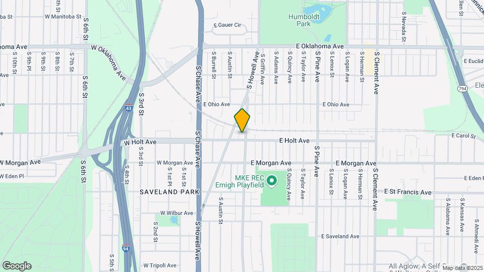 3389 S Whitnall Ave Mapa y Detalles de la Ubicación