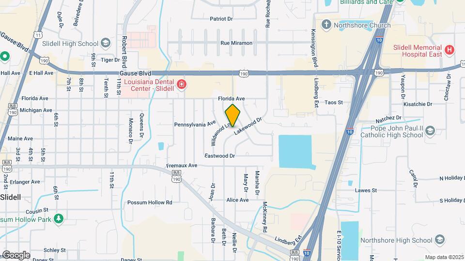 1514 Lakewood Dr Map and Location Details