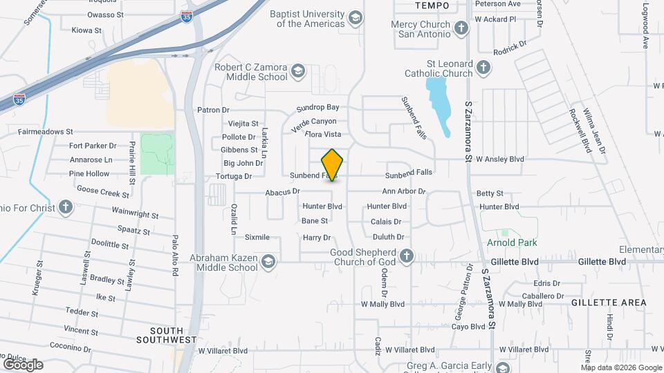 2103 Abacus Dr Map and Location Details