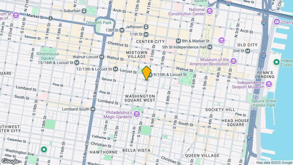 264 S 10th St, Unit 1 Mapa y Detalles de la Ubicación