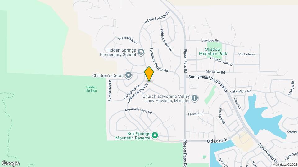 22691 Mesa Springs Way Mapa y Detalles de la Ubicación