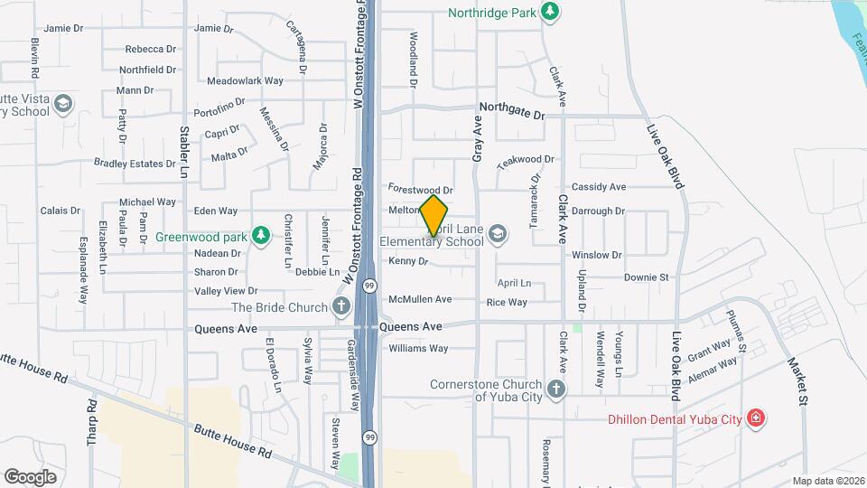 1188 Casita Dr Map and Location Details