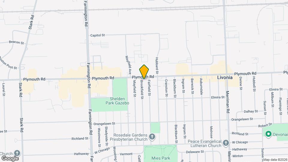 11446 Brookfield St Map and Location Details