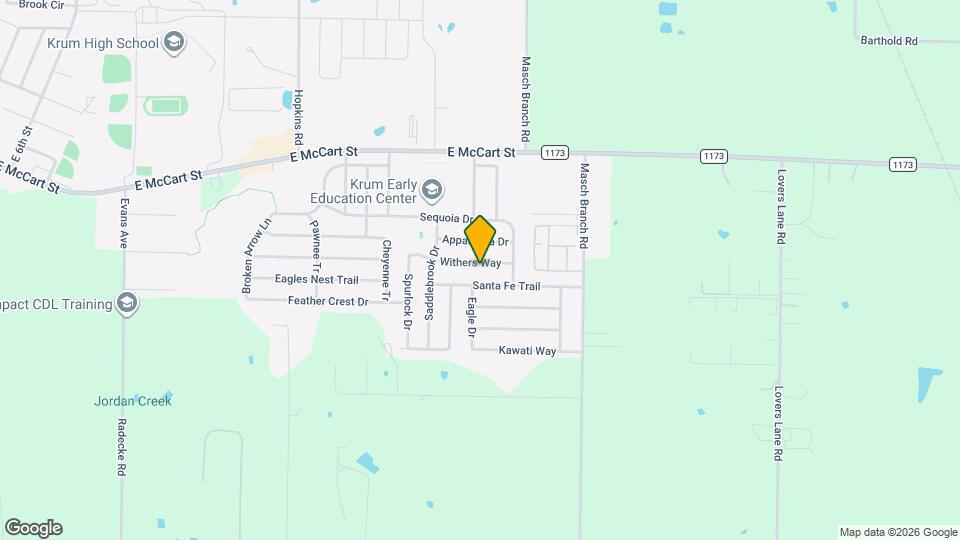 1618 Withers Way Mapa y Detalles de la Ubicación